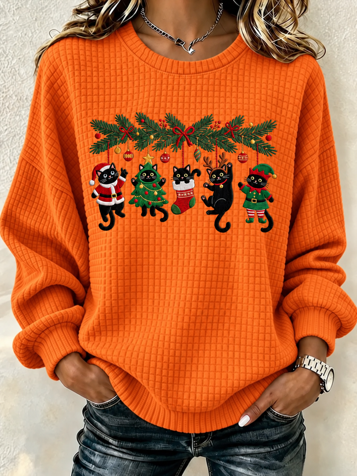 Regular Fit Printing Casual Sweatshirt