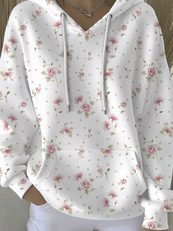 Vintage Hoodie Polka Dots Hoodie