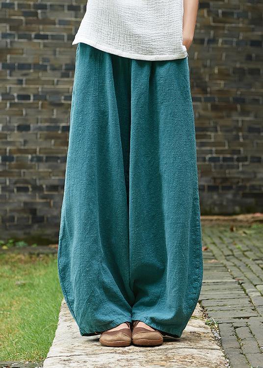 2026 cotton and linen women's Chinese style ramie wild pants yoga pants