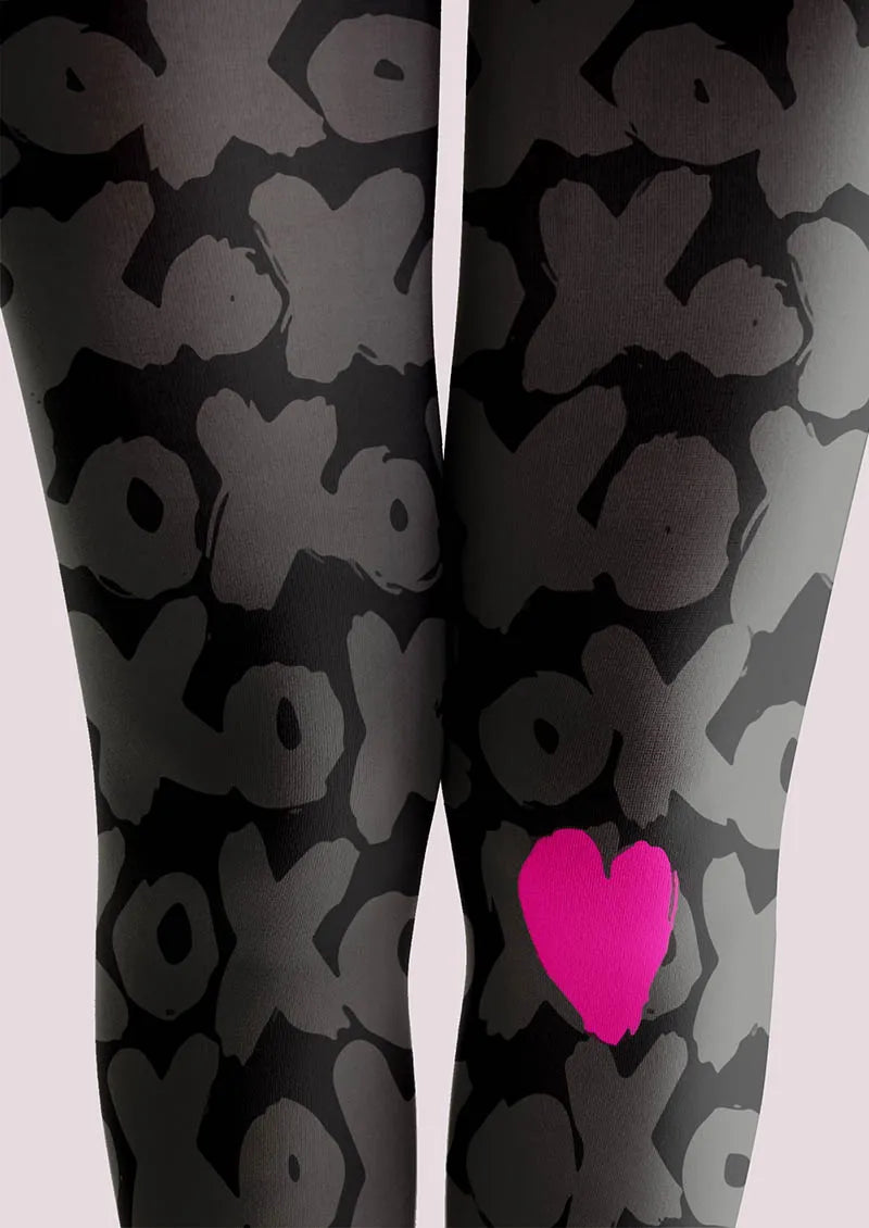 Valentine's Day Heartbeat Tights Hosiery Pantyhose