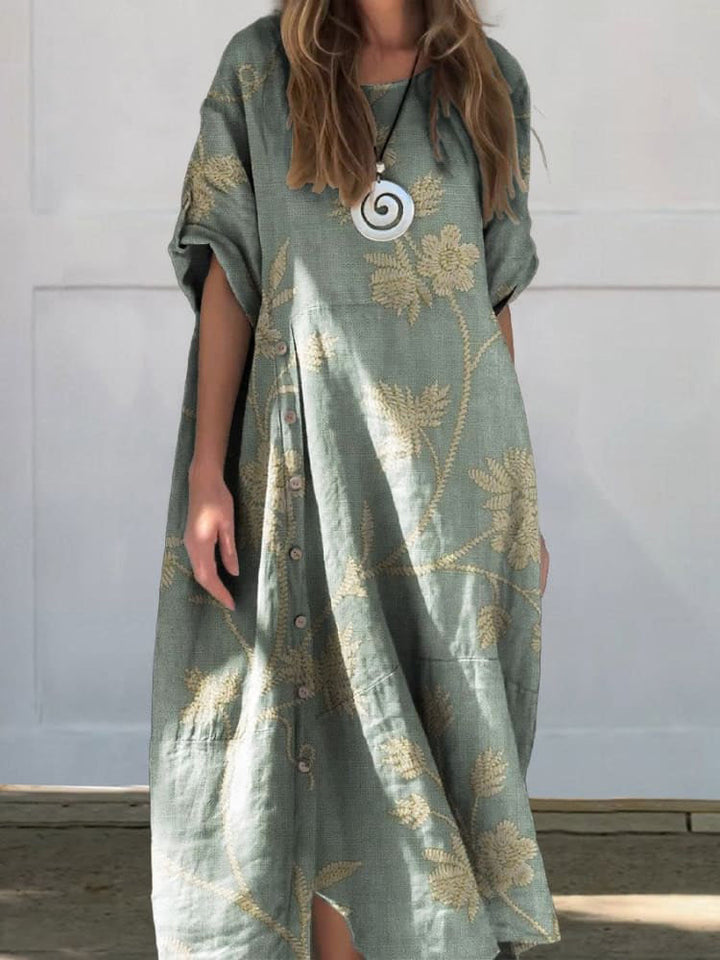 Women's Linen Cotton Dress