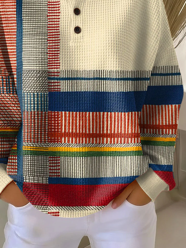 Women Abstract Crew Neck Long Sleeve Casual Daily Spring/Fall Sweatshirt