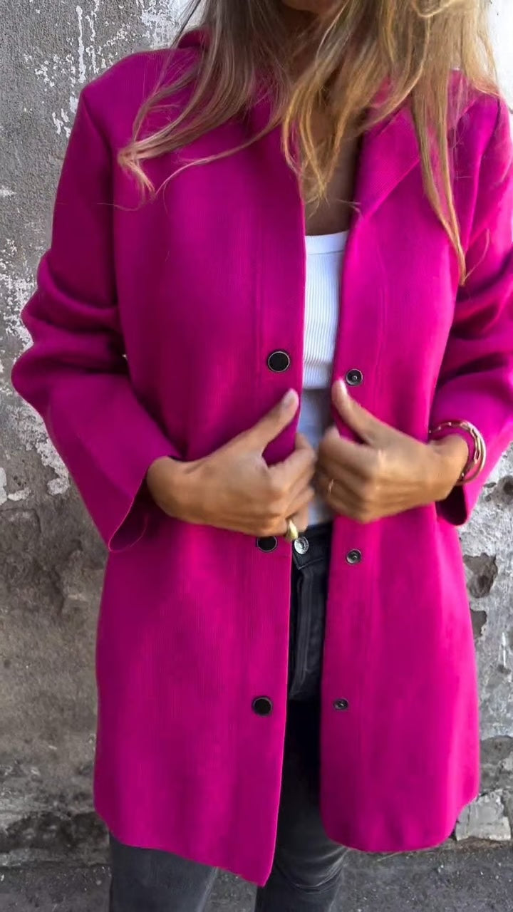 Casual Single Breasted Hooded Jacket ?? Throw-on style for breezy spring & autumn days