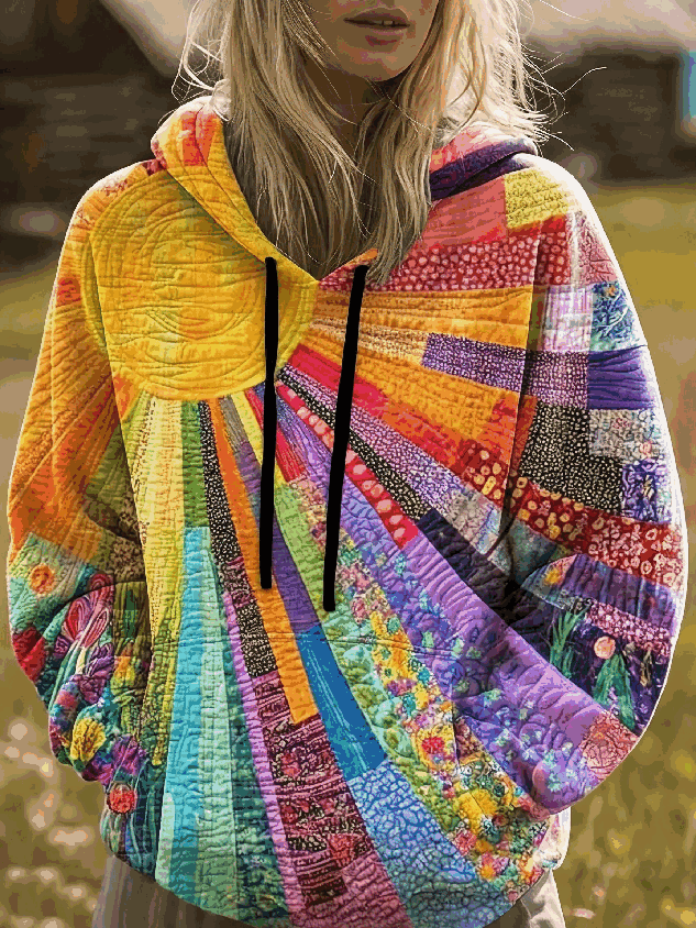 Vintage Hoodie Floral Hoodie