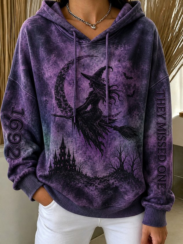 Casual Text Letters Hoodie Long Sleeve Hoodie