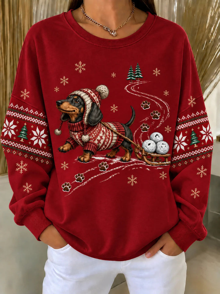 Casual Printing Sweatshirt