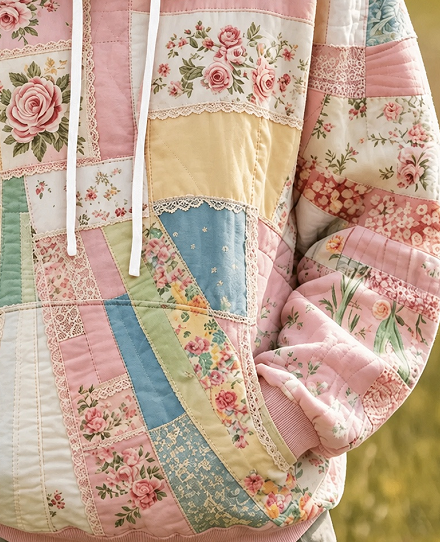 Casual Floral Hoodie Long Sleeve Hoodie