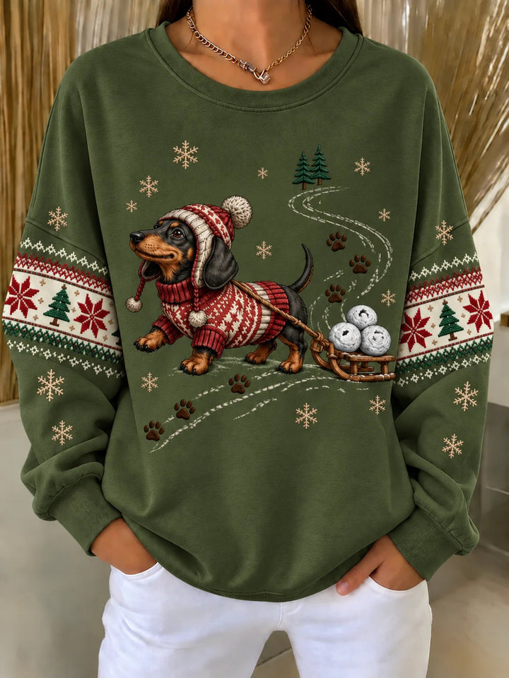Casual Printing Sweatshirt