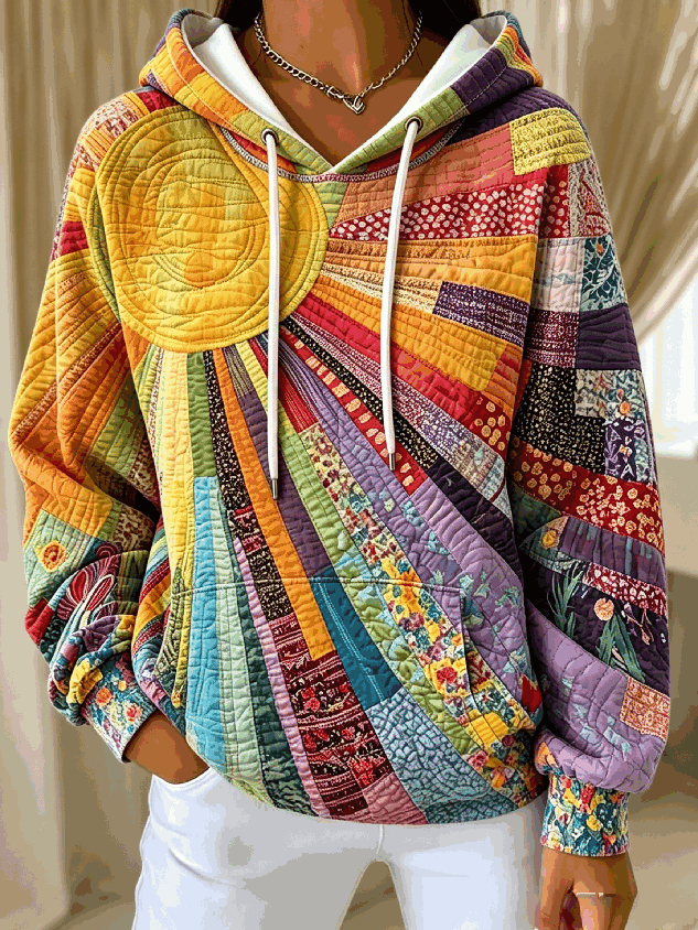 Vintage Hoodie Floral Hoodie