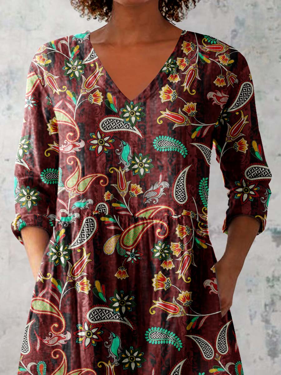Women's Elegant Perris Motion V Neck  Top