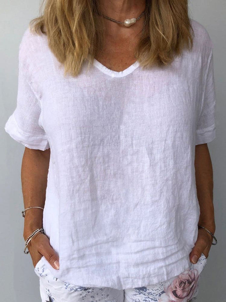 Women's Cotton & Linen Casual Top
