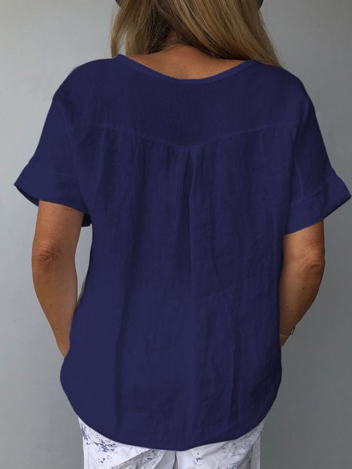 Women's Cotton & Linen Casual Top