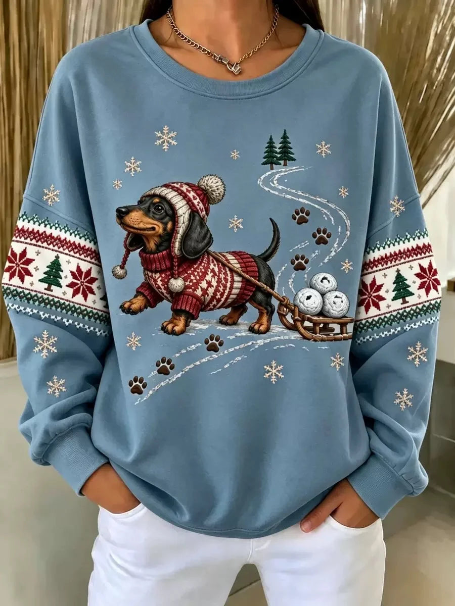 Casual Printing Sweatshirt