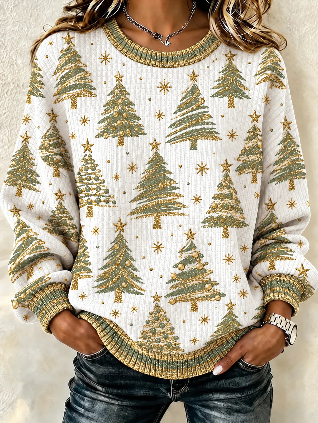 Casual Henley Collar Sweatshirt