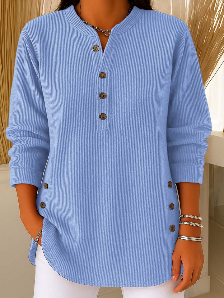 Women's Solid Color Crew Neck Casual Loose Knit Pullover Sweater