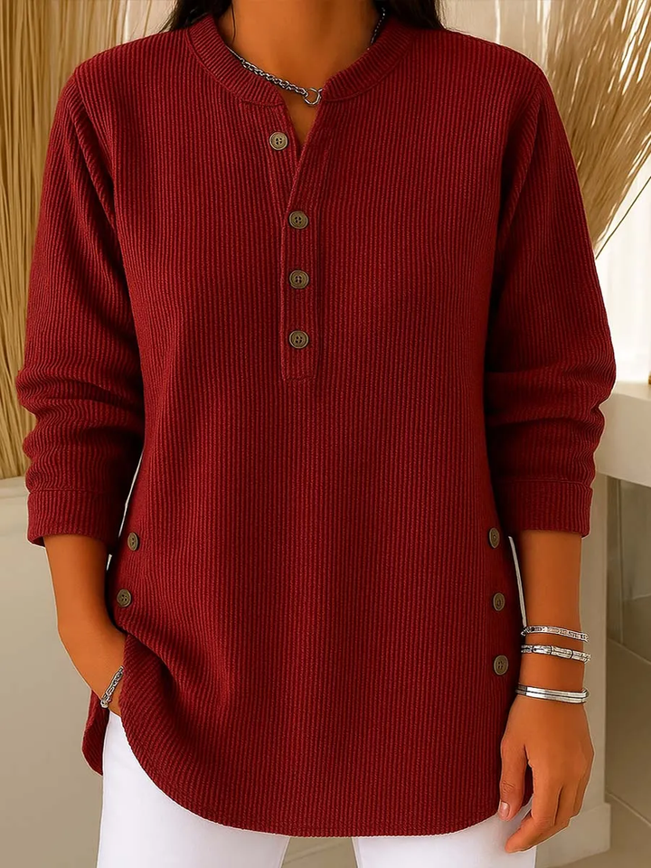 Women's Solid Color Crew Neck Casual Loose Knit Pullover Sweater