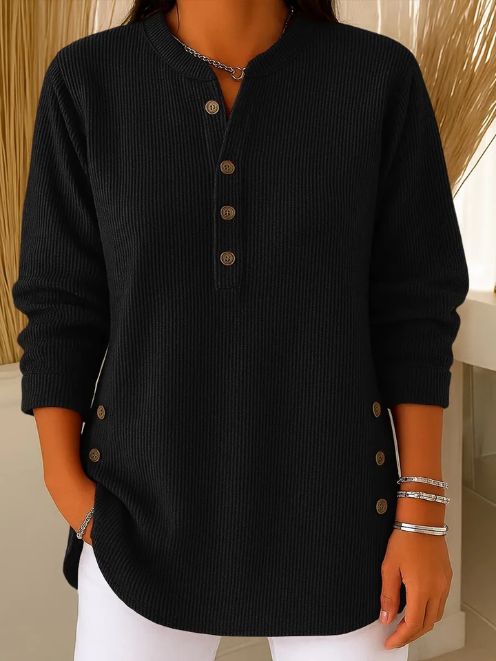 Women's Solid Color Crew Neck Casual Loose Knit Pullover Sweater