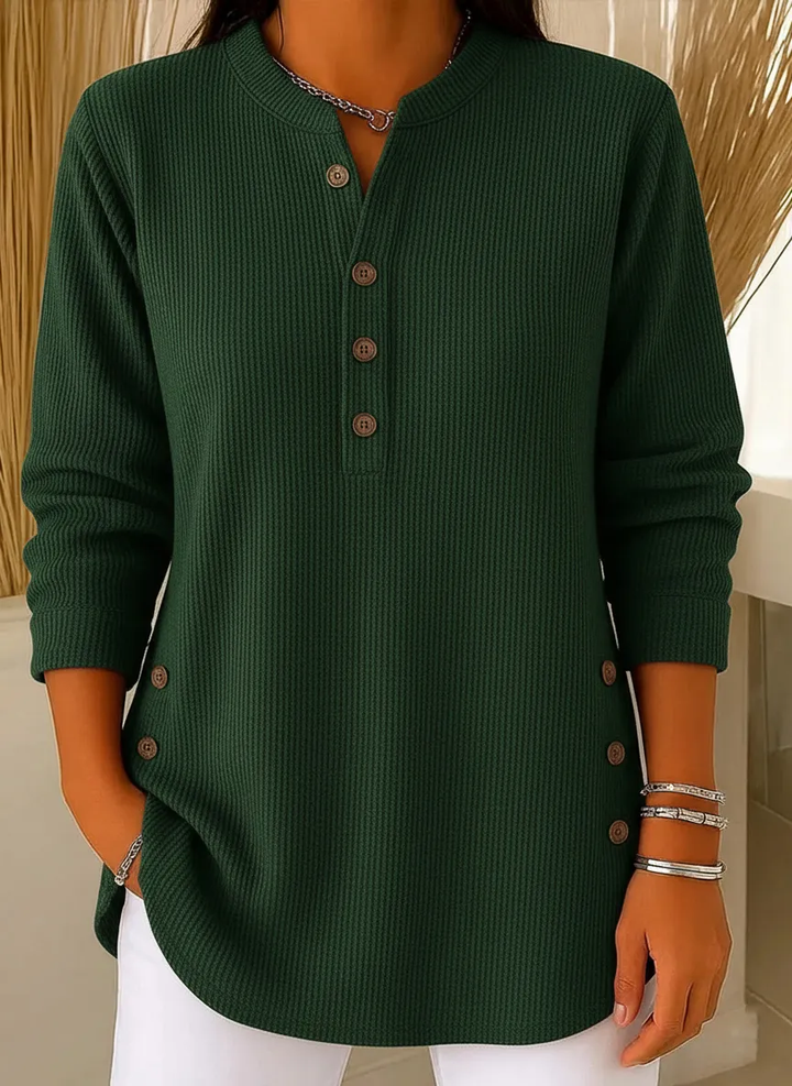 Women's Solid Color Crew Neck Casual Loose Knit Pullover Sweater