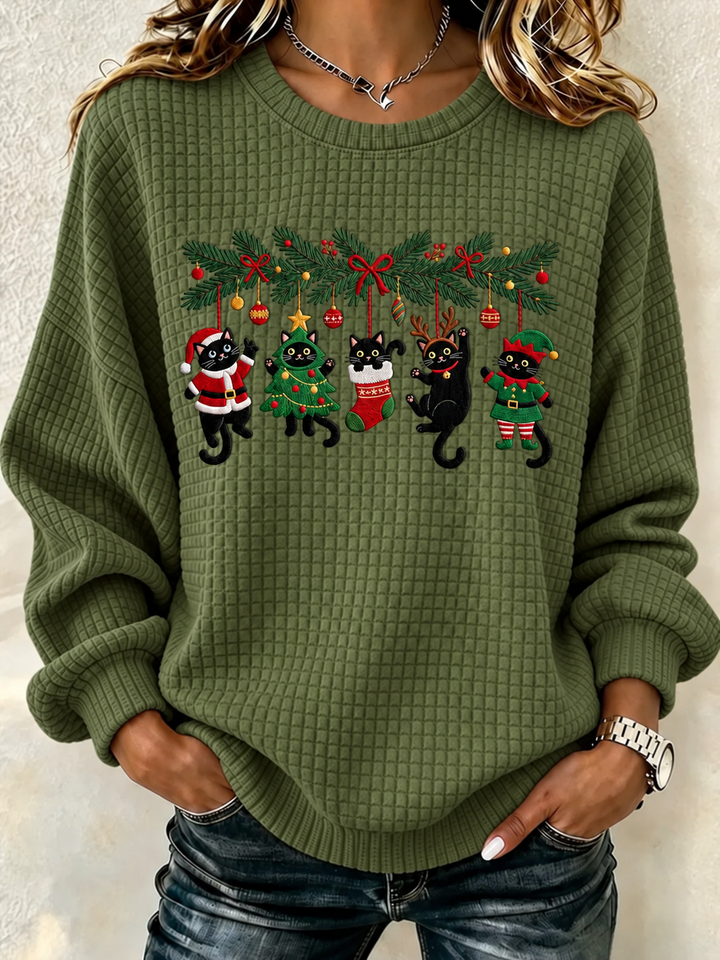 Regular Fit Printing Casual Sweatshirt