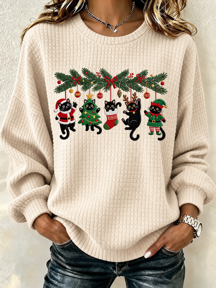 Regular Fit Printing Casual Sweatshirt